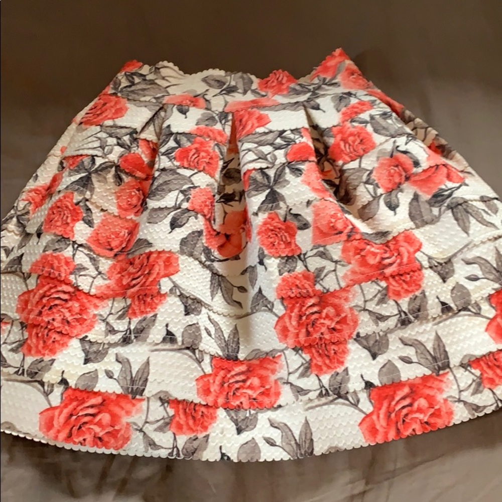 Floral skirt great for weddings!